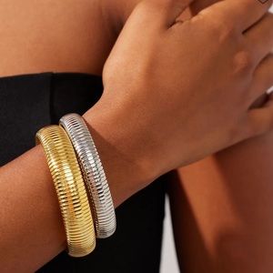 Electric Picks- Mixed Metal Cleo Bracelets- NWT